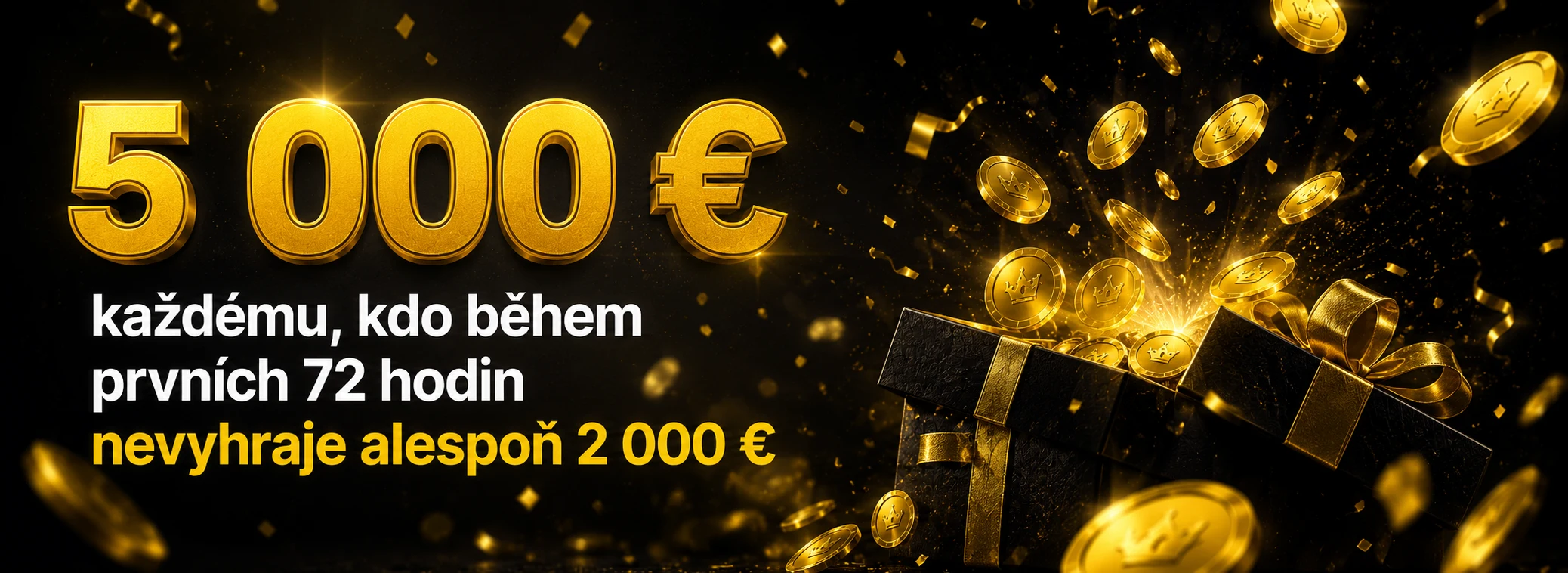 Uvítací garance 5 000 EUR za 72 hodin v Kazma Casino